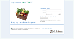 Desktop Screenshot of holyredeemerhealthyu.com